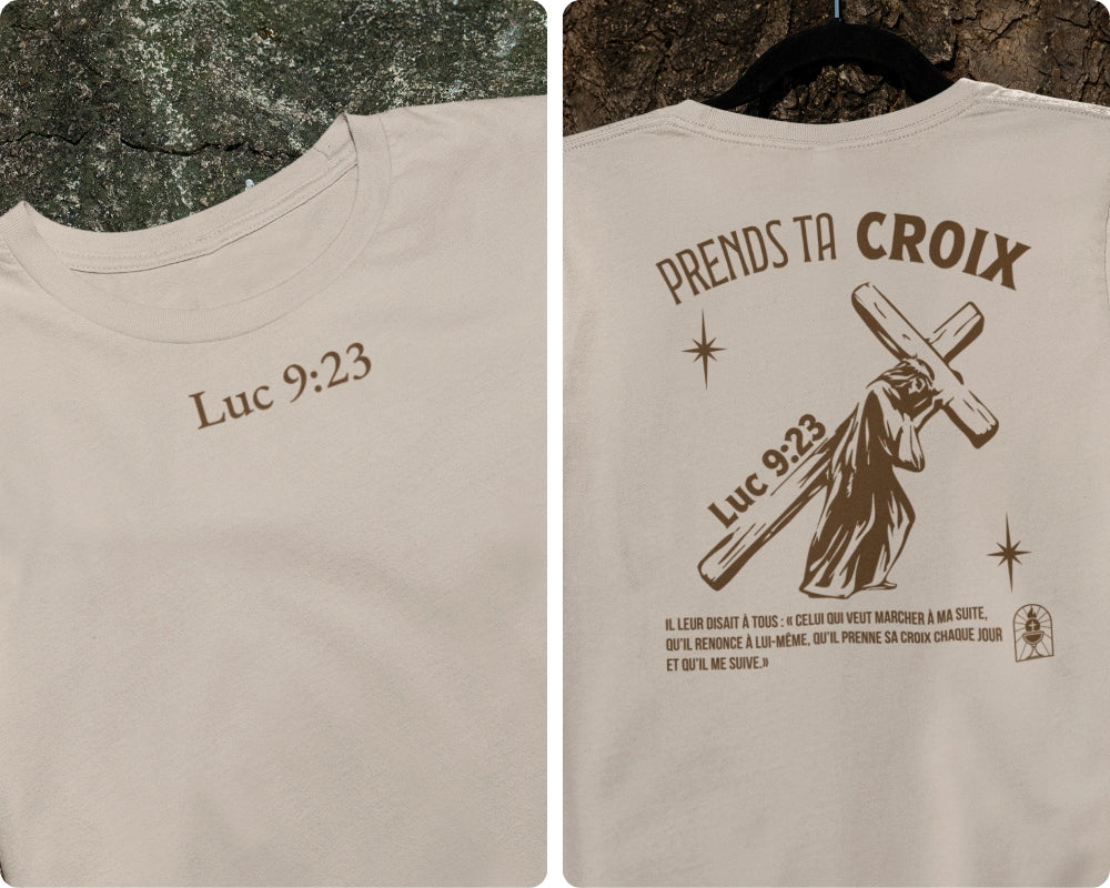 T-shirt Luc 9:23 Le 14e Apôtre